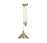 Elstead Lighting Provence Suspension E27 avec contrepoids, PV-P-AGB,