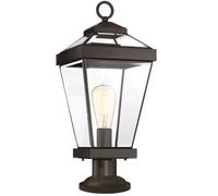 Borne sur socle extérieure Ravine bronze E27 60W IP44 Quoizel