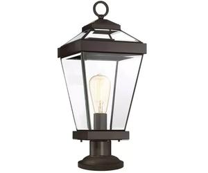 Elstead Lighting Ravine lampadaire extérieur 1x60 W marron QZ-RAVINE3-M
