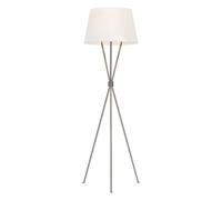 Elstead Lighting Stehlampe E27 Nickel 1 Flamme Salon H 139,7 cm