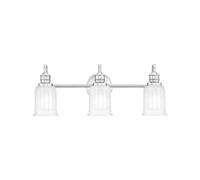 Elstead Lighting Swell Applique murale G9, 3 sources lumineuses, QZ-SWELL3-PC-BATH,