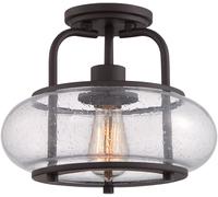 Elstead Lighting Trilogy plafonnier 1x60 W marron QZ-TRILOGY-SF-S