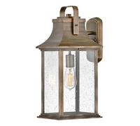 Elstead Lighting Wandleuchte Extérieure Jardin Bronze Verre IP44 21,6 cm
