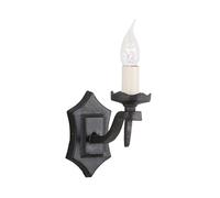 Elstead Lighting Wandleuchte Fer Noir 1 Ampoule E14 Classique 8,5 cm