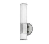 Elstead Lighting Wandleuchte LED Chrom IP44 Salle de Bains Alu 1 ampoule Verre