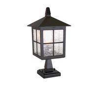 Elstead Lighting Winchester Borne d’éclairage E27, BL25-BLACK,