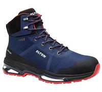ELTEN BENTE XXE GTX Bleu Mid ESD S3, Chaussures de sécurité pour Hommes, légères, Embout en Acier, matière supérieure : Textile, Doublure intérieure : Gore-TEX, Taille 43