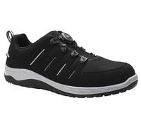 ELTEN Maddox BOA Noir-Gris Low ESD S3S, Chaussures de sécurité pour Hommes, légères, Embout en Acier, matière supérieure : Textile, Doublure intérieure : Textile (Respirant), Taille 44