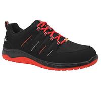 ELTEN MADDOX noir-rouge Low ESD S3S, chaussures de sécurité pour femmes + hommes, légères, embout en acier, matière supérieure : textile, doublure intérieure : textile (respirant), taille 36