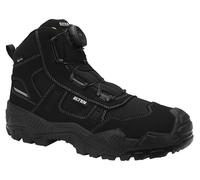 ELTEN Mike BOA GTX Noir Mid ESD S3S CI, Chaussures de sécurité pour Homme, légères, Embout en Acier, matière supérieure : Textile, Doublure intérieure : Gore-TEX, Taille 44