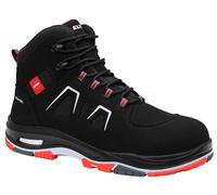 ELTEN Mixte Alan Xxtp Black-Red Mid ESD S3s Chaussure de sécurité