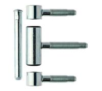 Elton ELLEN Paumelle à encastrer 3 pcs Bois, avec Nb, galvanisée Rouleaux ø 20, Poids porte 80kg Quantité:10