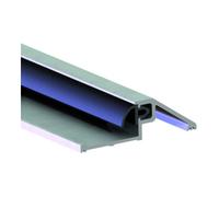 Elton ELLEN Rail de butée de porte AKW 2 à visser alu argenté, L1000 x H15 x P50 Quantité:1