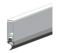 Elton ELLEN Rail d'étanchéité ASP avec silicone alu argent, H34,5xL2300, St8,5 Quantité:1