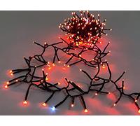 elume Guirlande lumineuse extérieure BOA longueur 4m, 310 LED rouges & blanc flash