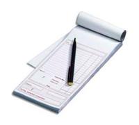 Elve 2200 Bloc addition numerote Carnet autocopiant 230*103 mm 50 doubles numerotes lot de 10