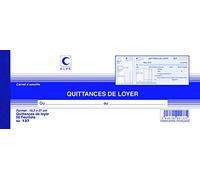 Carnet à souche 'Quittances de loyer', 100 x 270 mm