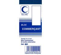 Elve Bloc Commercant 60 X 140 Mm 100 Feuillets Lot De 10