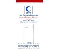 ELVE Bloc MAITRE D'HOTEL 165X85 50/2+0