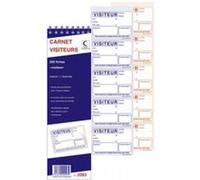Bloc spiralé 'Carnet Visiteurs', 200 fiches, dupli