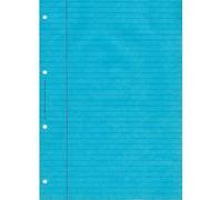 Elve Lot De 5 Blocs Audit Lignes + Marge 297x210 80 Pages Bleu