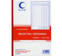 Manifold 'Recettes / Dépenses', A4, dupli, 50 feuillets