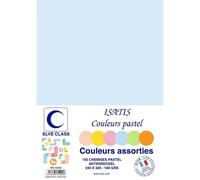 Elve Pqt De 102 Chemises 160 G 240 X 320 Mm Isatis Coloris Pastel Assorties