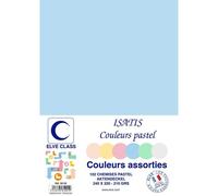 Elve Pqt De 102 Chemises 210 G 240 X 320 Mm Isatis Coloris Pastel Assorties