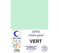 Elve Pqt De 102 Chemises 210 G 240 X 320 Mm Isatis Coloris Pastel Vert
