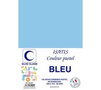Elve Pqt De 102 Sous-Chemises 60 G 220 X 310 Mm Isatis Coloris Pastel Bleu