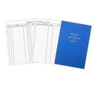 ELVE Registre 'Mouvements des titres', 100 pages, format A4 G