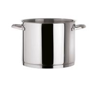 CUISINOX - Elysée - Marmite tout inox 24 cm - 7 L - Fond encapsulé - Compatible tous feux dont induction - Acier Inoxydable 18/1 - Finition miroir - Poignée Fixe