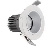 ELzEy Downlight COB Anti-éblouissement rond blanc robuste CRI97 projecteur encastré LED haute couleur 120LM/W Super(4000k,10W)