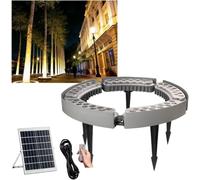 ELzEy Lumières d'arbre annulaire en forme de palmier, idéales for l'aménagement paysager jardin et cour(5 Packs)