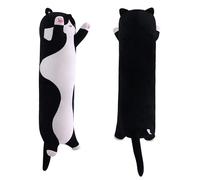 Elzusha - Coussin en forme de chat en peluche, idéal pour les enfants