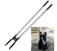Elzusha - Foret de forage avec tige en acier inoxydable réglable - Longueur : 140 cm