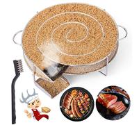 Elzusha - Générateur de fumée pour barbecue, avec brosse de nettoyage