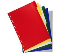 Elzusha - Intercalaires en polypropylène format A4 - Lot de 6