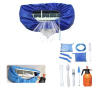 Elzusha - Kit complet de nettoyage pour climatise split - 12 pièces, comprenant une bouteille de 2 litres et un sac de récupération