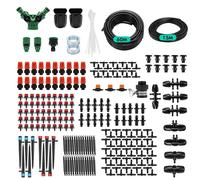 Elzusha - Kit d'irrigation automatique complet, comprenant 315 pièces et des tuyaux d'eau en PVC