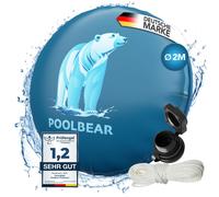 Elzusha - Piscine gonflable d'hiver XXL, 2 mètres - Coutures renforcées - Kit de réparation inclus