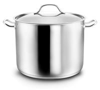 Elzusha - Plaque de cuisson à induction Gigantos XXL, 26 cm - 9,5 litres, avec couvercle