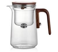 Elzusha - Théière magique en verre avec réservoir d'eau et filtre