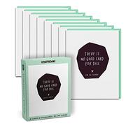 Em & Friends There is No Good Card For This Cards - Cartes de condoléances d'empathie avec enveloppes (Boîte de 8 cartes identiques) (2-02889)