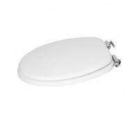 EM Original Abattant WC Blanc Universel Hygiénique Fermeture Amorti Soft Closing Tablette Abattant WC Forme Ovale