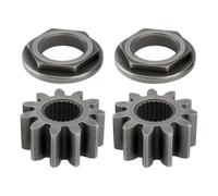 eMagTech 2 Kit Pignons D'arbre de Direction Et de Bagues Compatible avec MTD Compatible avec Cub Cadet 717-1554 917-1554 941-0656A 741-0656A Précision de Direction de Tondeuse à Gazon