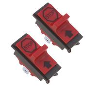 eMagTech 2pcs Interrupteurs d'arrêt Marche/Arrêt pour Tronçonneuse Compatible avec Husqvarna 365 371 372 336 385 390 Compatible avec JONSERED 2063 2065 2165 2071 2171 Tronçonneuses