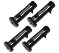 eMagTech 4X Goupilles de Charnière de Couvercle de Poubelle à roulettes 60mmx15mm en Plastique Noir Adaptées aux Poubelles à roulettes Domestiques et Commerciales 50/80/120/240L