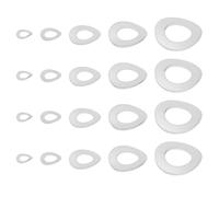 eMagTech Lot de 150 rondelles élastiques en acier inoxydable 304 pour l'automobile et l'ingénierie mécanique, machines textiles, génie électrique (M6 M8 M10 M12 M14)