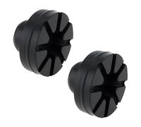 eMagTech Lot de 2 Relais de Support de Radiateur Inférieur 1302402080 Compatible avec Fiat Et Compatible avec Peugeot